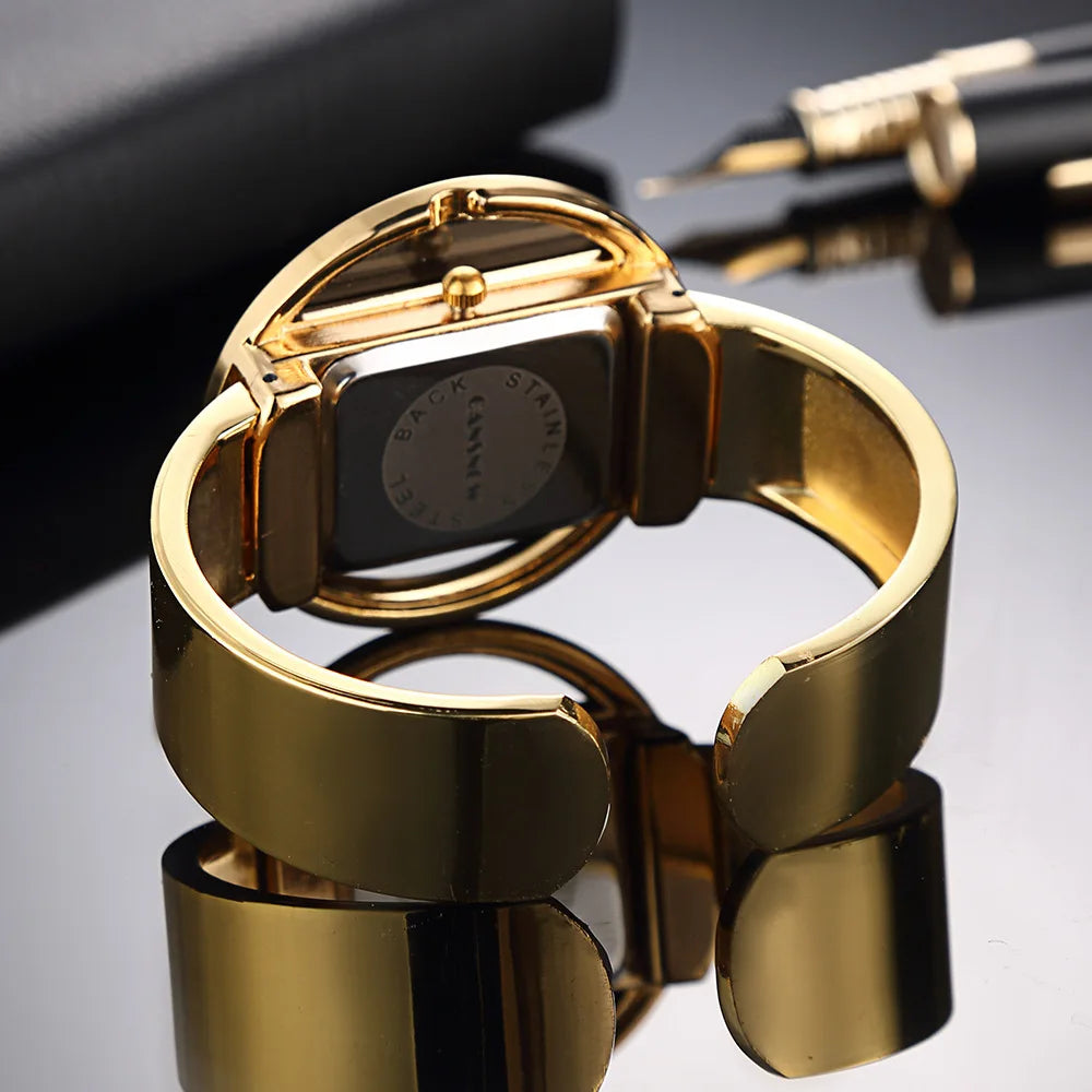 Viktorija® - Geometric Gold Watch – view 3
