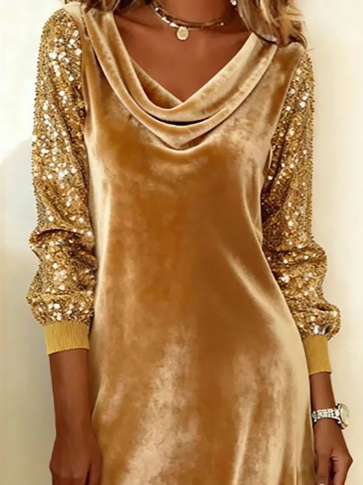 Sophie | Sparkling Sleeve Dress – view 5