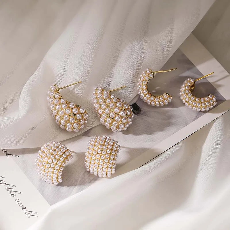 Timeless Pearl Stud Earrings – view 2