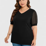Claire | Cozy V-Neck Tee – view 12