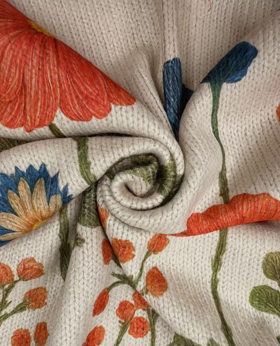 Grania wildflower zip cardigan for women | Ellie Dublin