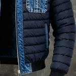 Luka | Padded Hybrid Denim Jacket – view 5