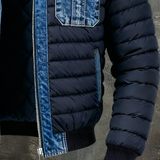 Luka | Padded Hybrid Denim Jacket – view 5