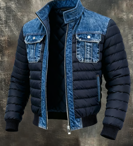 Luka | Padded Hybrid Denim Jacket