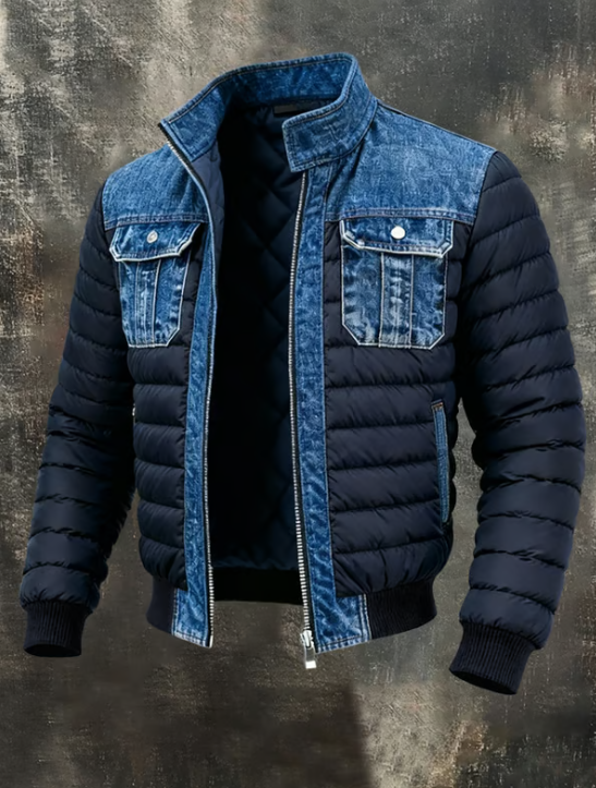 Luka | Padded Hybrid Denim Jacket