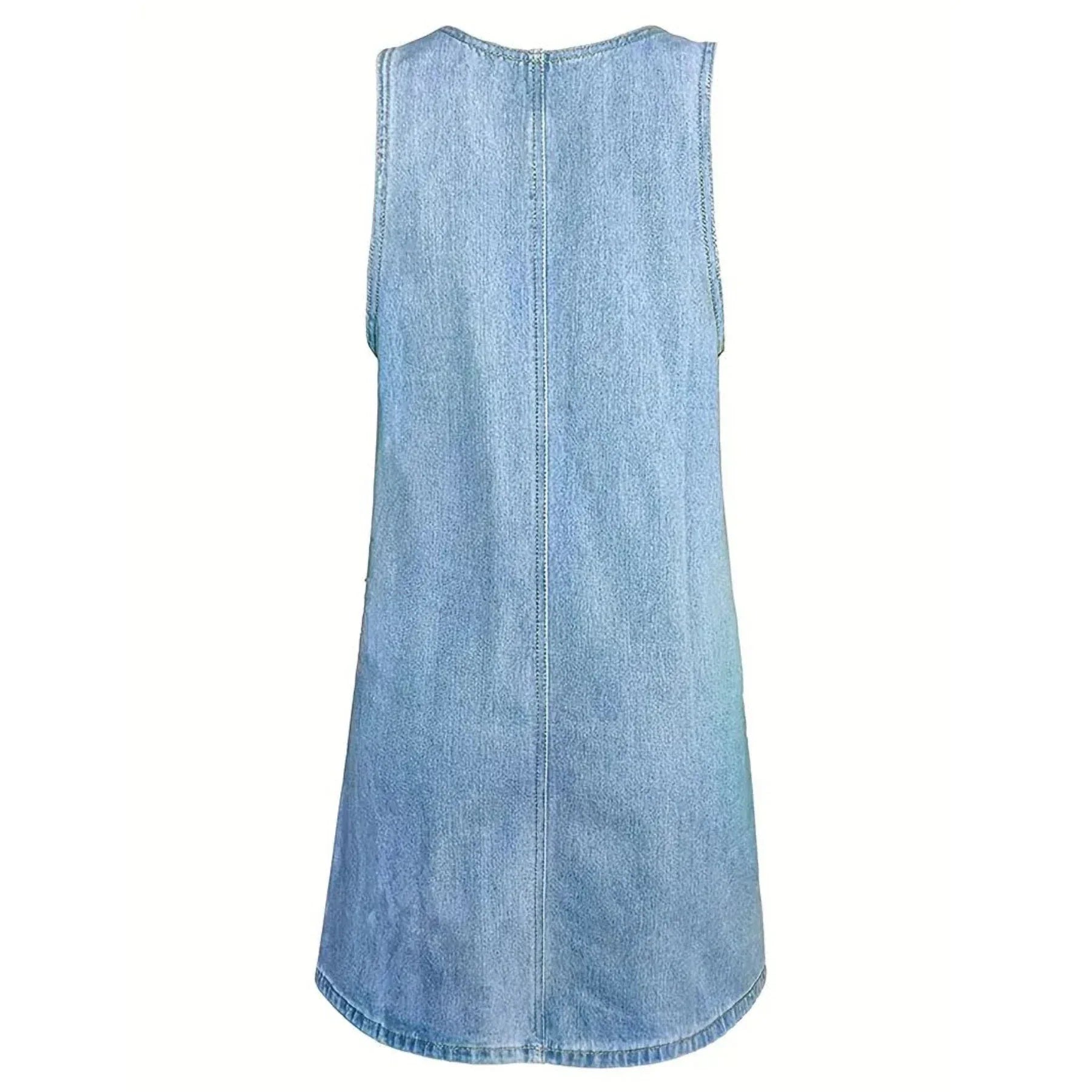 Lucile | Casual Denim Look Dress – view 6