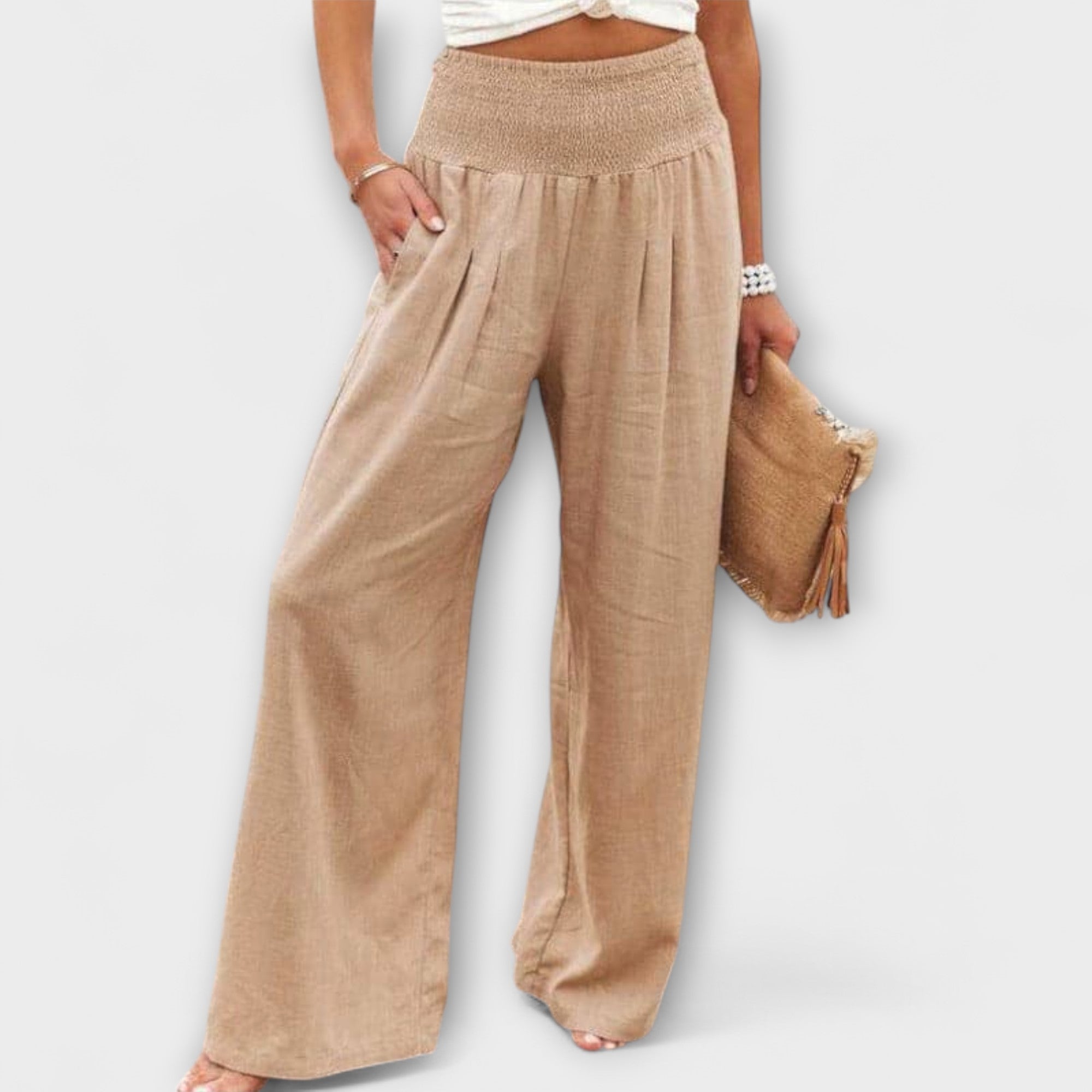 Chloé | Relaxed Fit Wide-Leg Pants – view 10