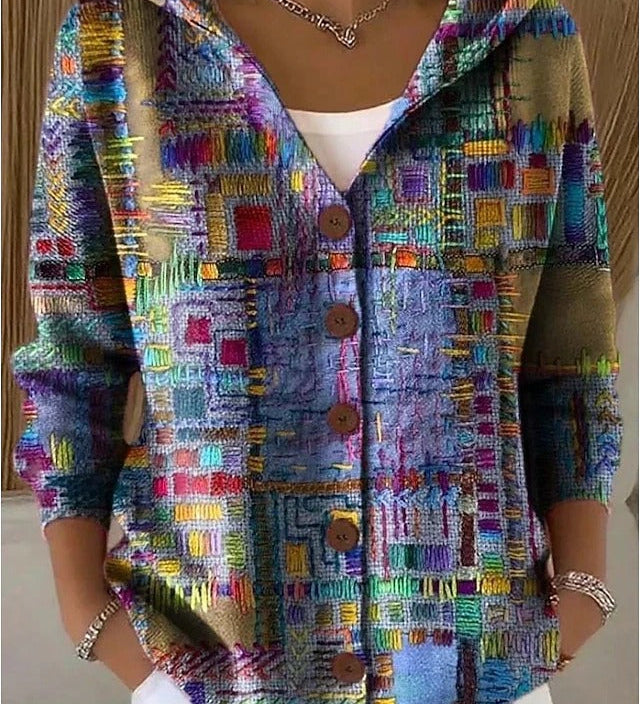 Patchouli artistic cardigan for women | Ellie Dublin