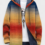 Emer geometric hooded cardigan for women | Ellie Dublin