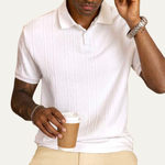 The Ridgebrook Men’s Textured Button Up Casual Polo Shirt – view 7