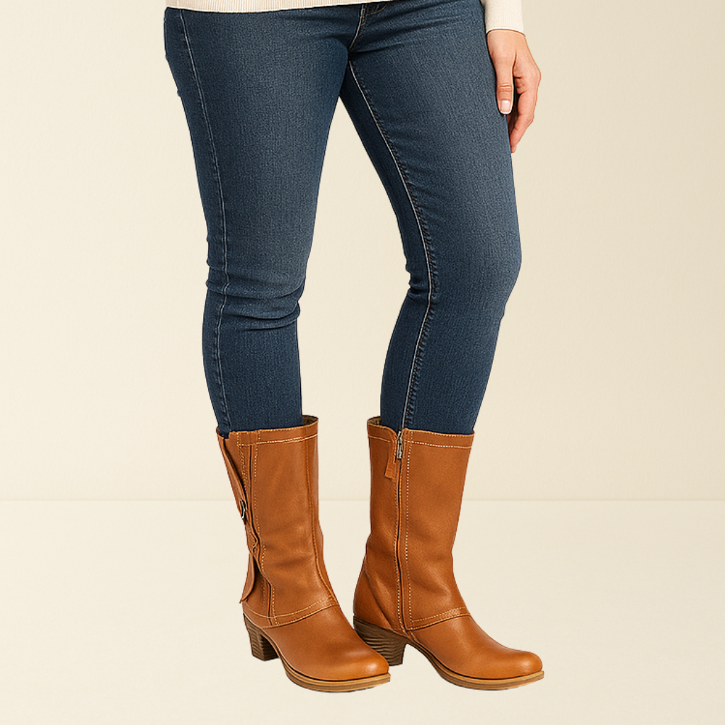 Fanny | Mid-Calf Autumn Boots – view 3