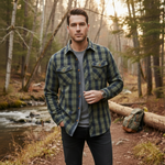 The Hawthorne Creek Men’s Vintage Plaid Denim Shirt Jacket – view 5