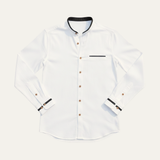 The Silverhaven Ridge Men’s Standing Collar Business Button-Up Shirt – view 7