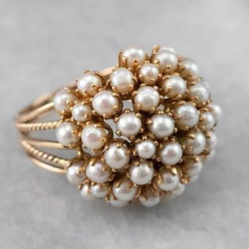 Bush - Beaded Wrap Ring – view 2