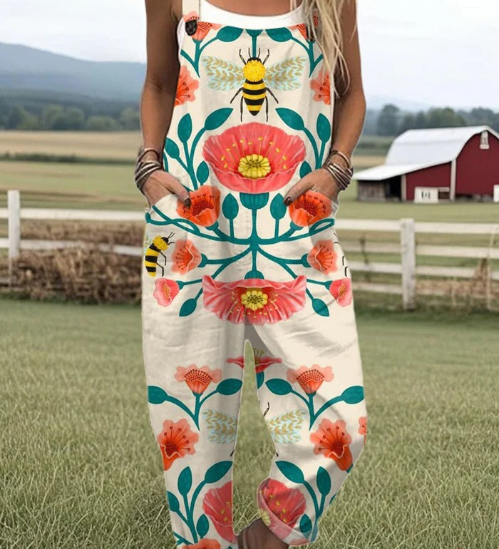 Honey Bloom Dungarees