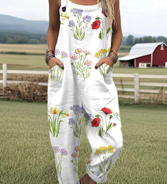 Wildflower Trail Dungarees