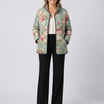 Assumpta antique rose quilted jacket for women | Ellie Dublin