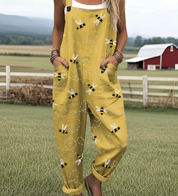 Honeybee Meadow Dungarees