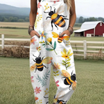Bee Blossom Dungarees