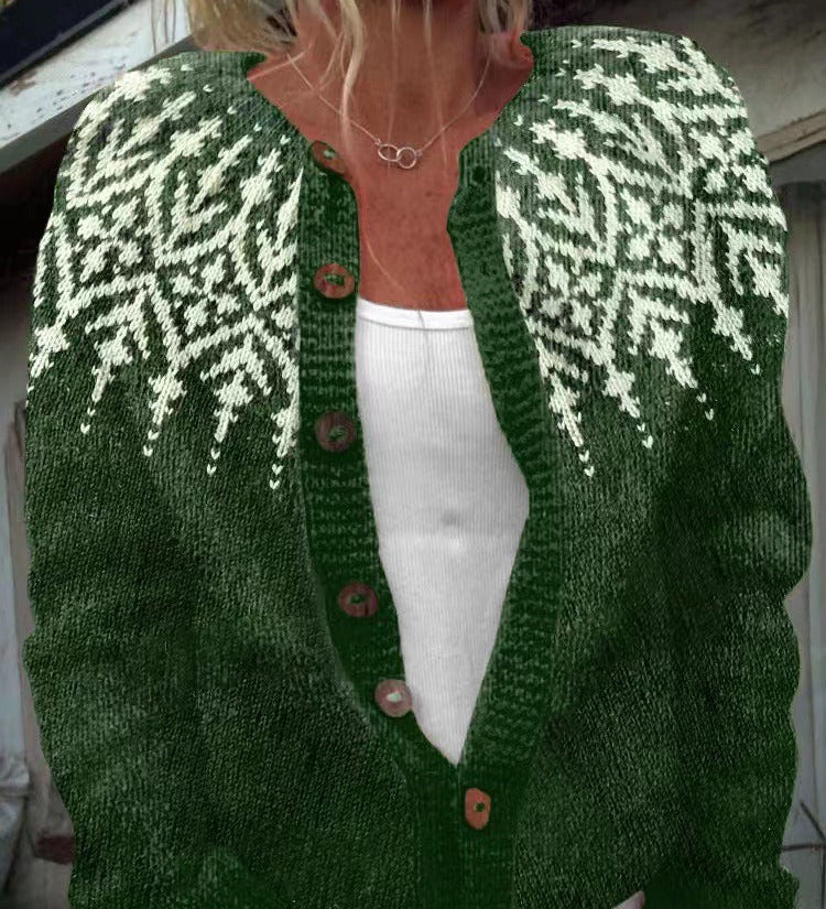 Brianna vintage Icelandic cardigan for women, view 2