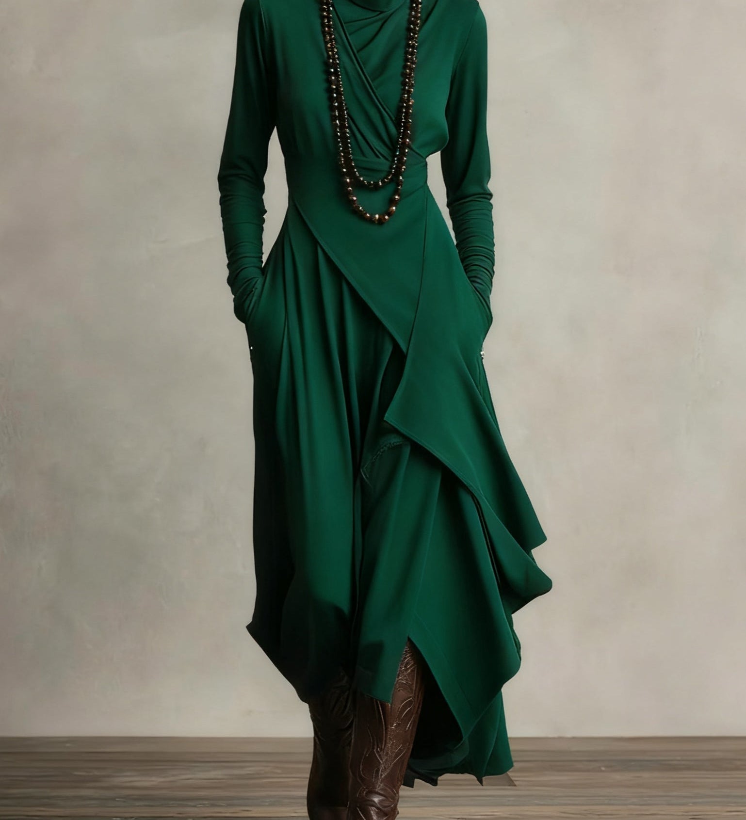 Emmanuelle | Elegant Maxi Dress – view 3