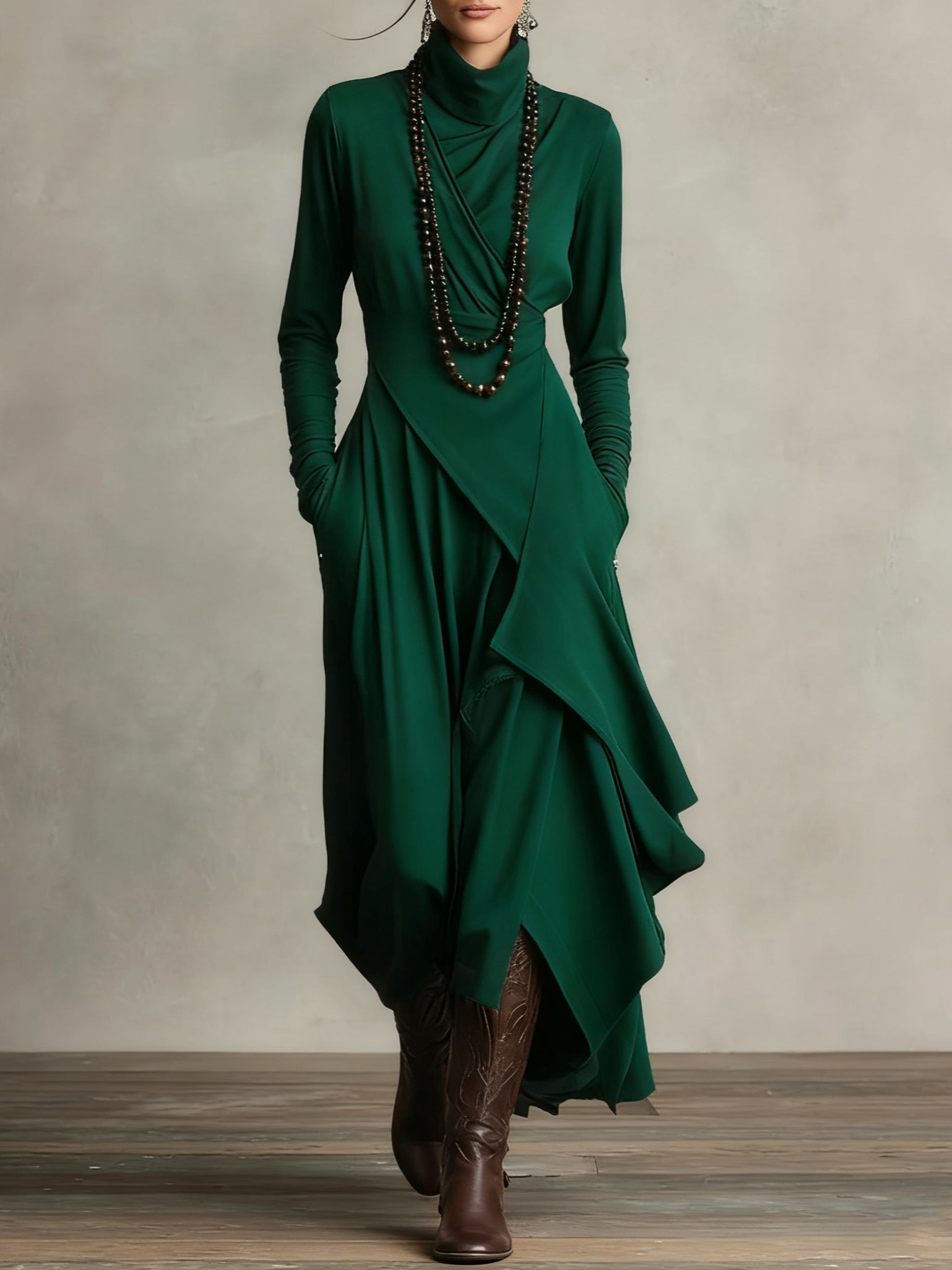 Emmanuelle | Elegant Maxi Dress – view 3