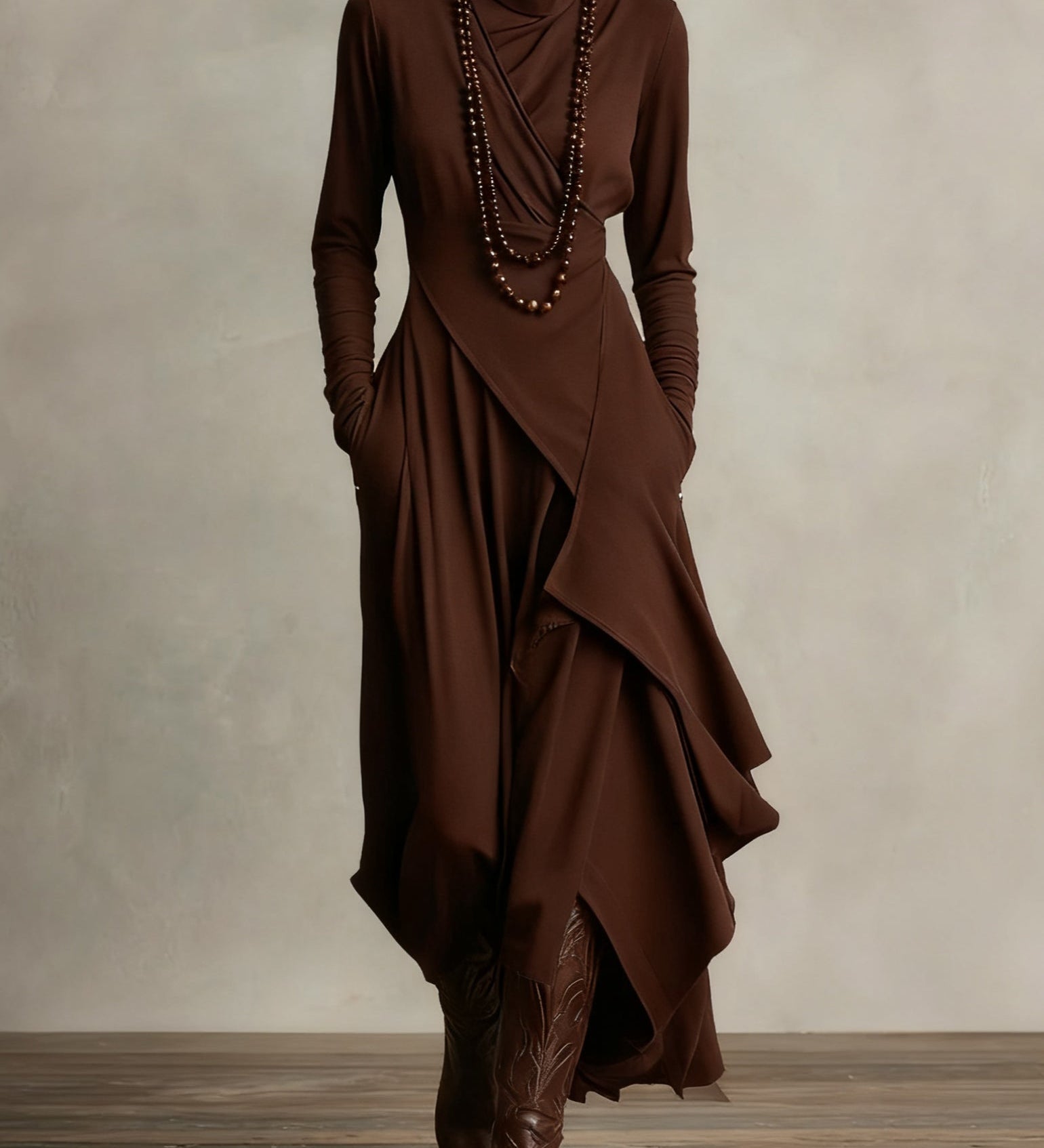Emmanuelle | Elegant Maxi Dress – view 5