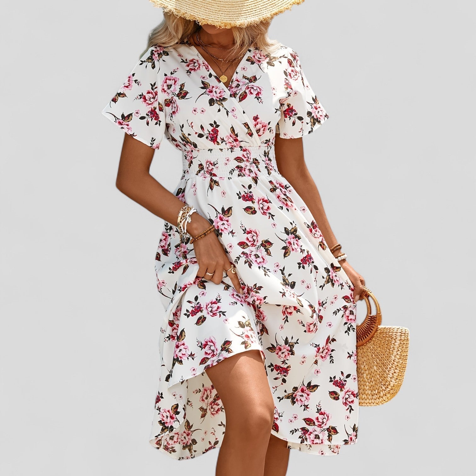 Gretalise | Comfortable Summer Midi Dress – view 4