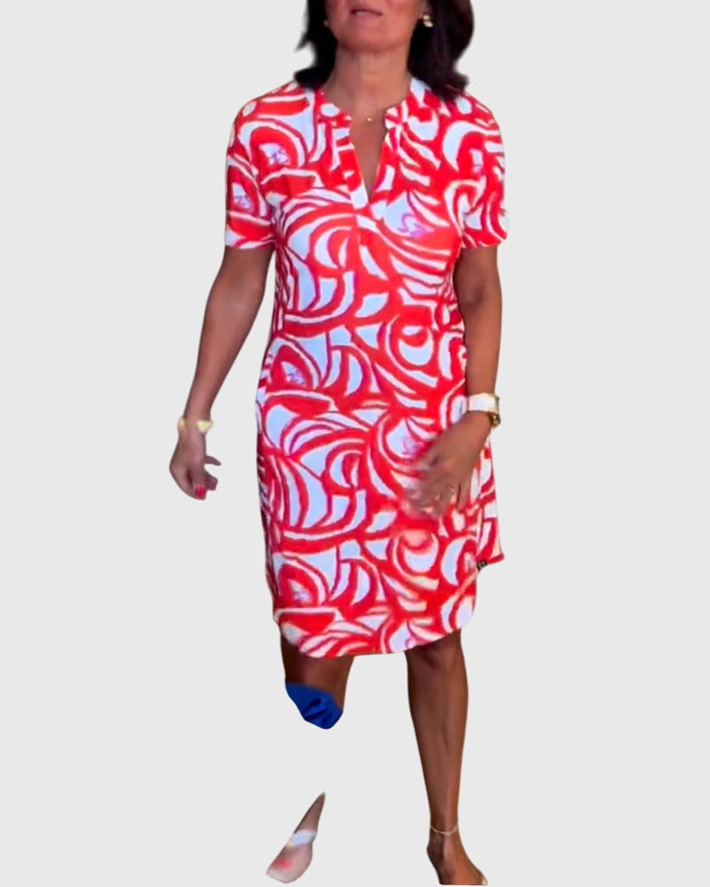 Jeanne | Flattering Avenue Walk Dress – view 6