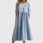 Haisley | Elegant Short Sleeve Dress – view 2