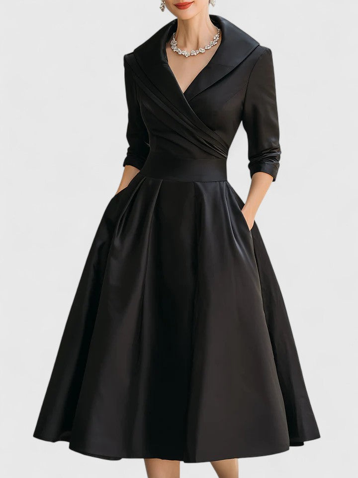 Yan | Elegant Midi Dress