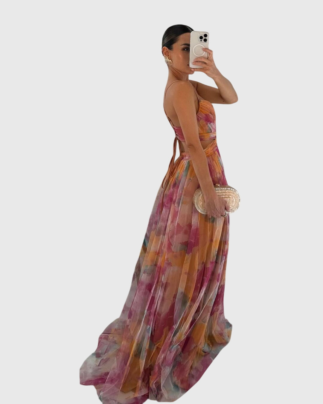 Caroline | Floral Maxi Dress – view 4