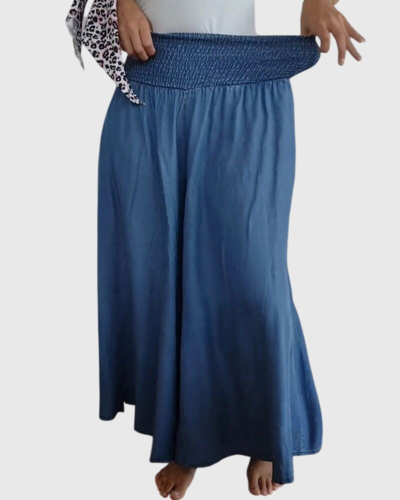 Rosalie | Relaxed Fit Trousers with Stretchy Waistband – view 4