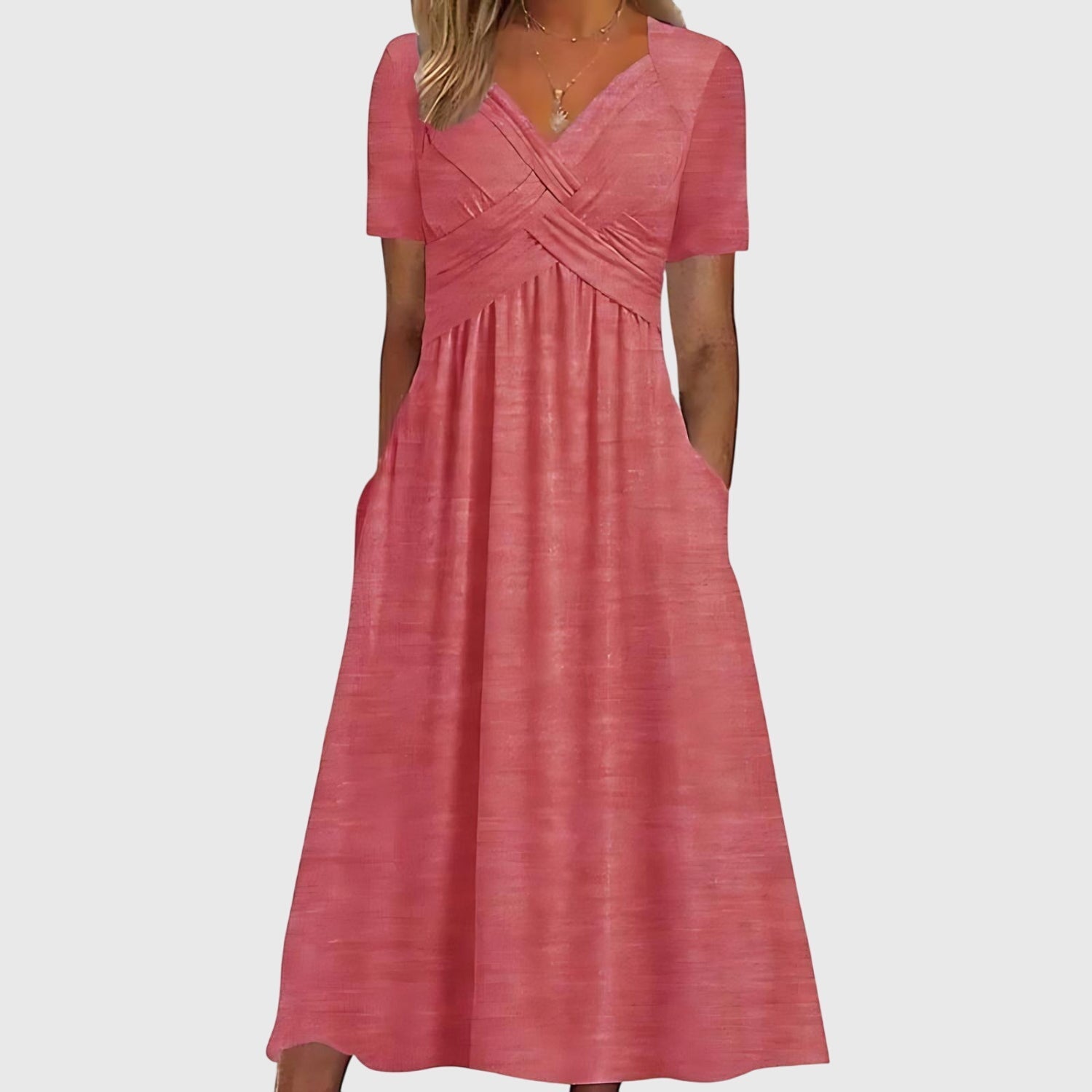Viola | Midi Dress with Tummy Control – view 3