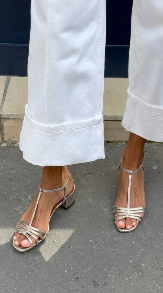 Allegra | Golden Sandals Everyday Elegance – view 6