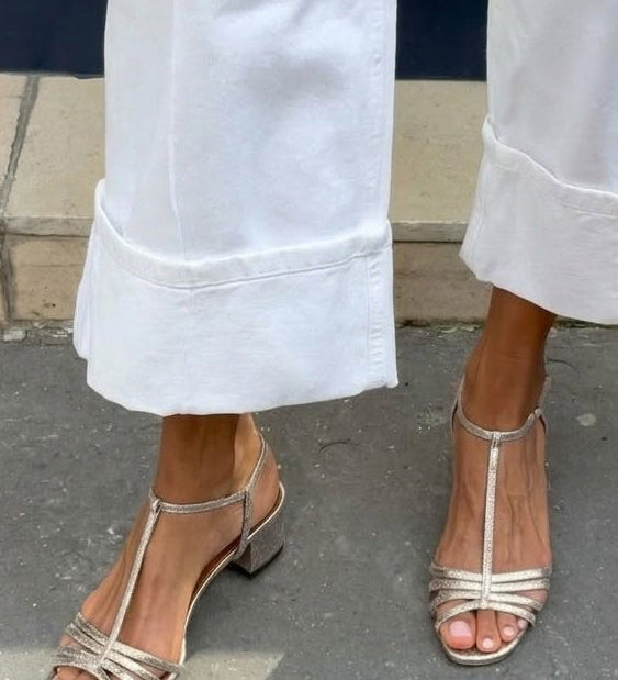 Allegra | Golden Sandals Everyday Elegance – view 6