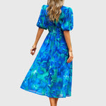 Merlin | Flattering Floral Midi Dress – view 7
