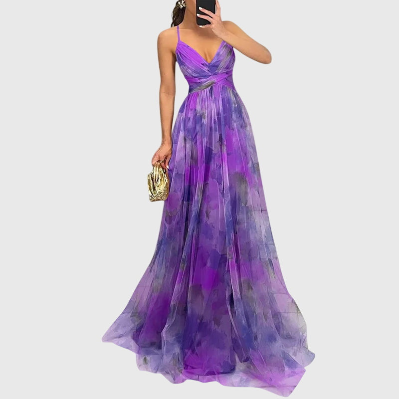 Caroline | Floral Maxi Dress – view 10
