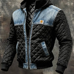 MATEO | Padded Jacket Featuring Denim Accents