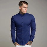 The Biarritz Men’s Smart Casual Button Up Slim Fit Dress Shirt – view 7