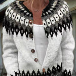 Ava vintage Icelandic cardigan for women, view 2
