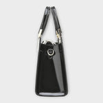 Emilie | Glossy Crocodile Tote – view 3