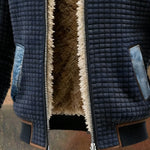 MATEO | Padded Jacket Featuring Denim Accents – view 4