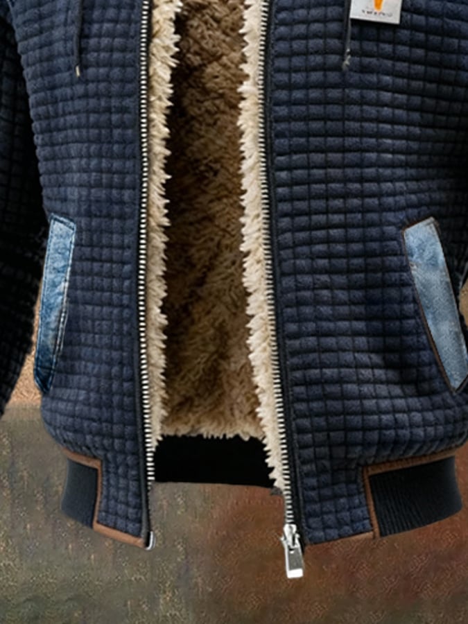 Jakov | Dark Blue VESTA with Denim Accents – view 2