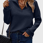 Christine | Stylish Half-Zip Sweater – view 7