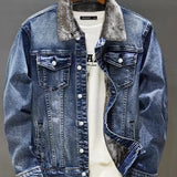 Milan™ | Cozy Winter Denim Jacket – view 4