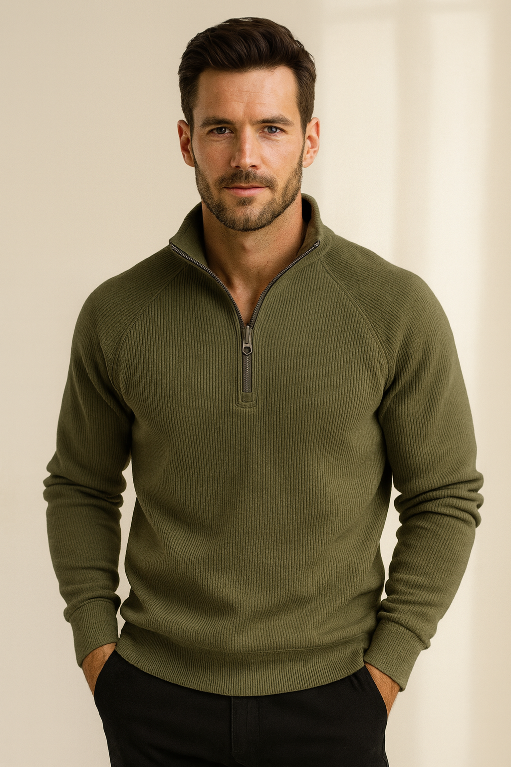 Owen | High-Collar Fleece Vest – view 10