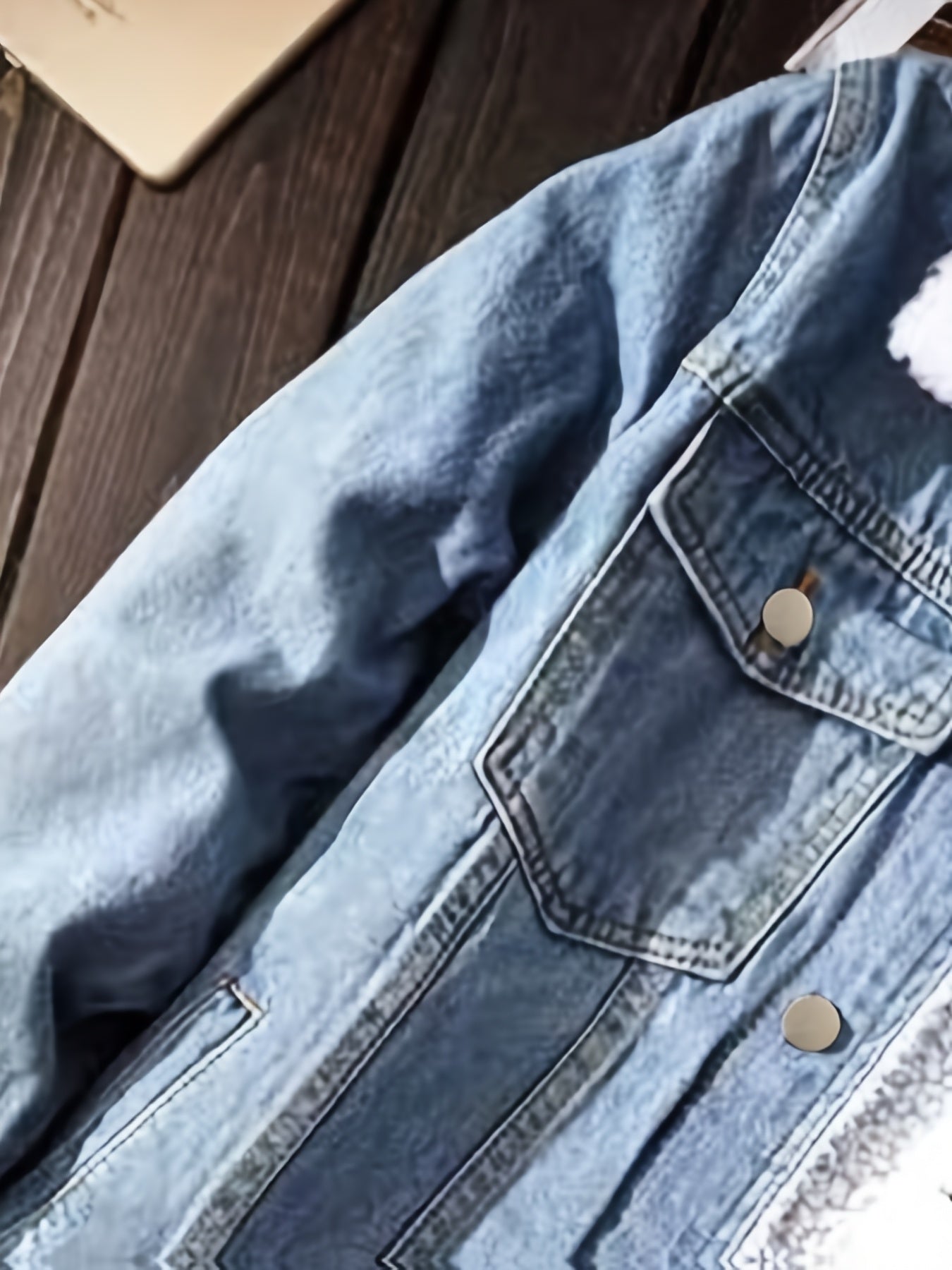 Milan™ | Cozy Winter Denim Jacket – view 11