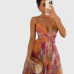 Caroline | Floral Maxi Dress – view 3