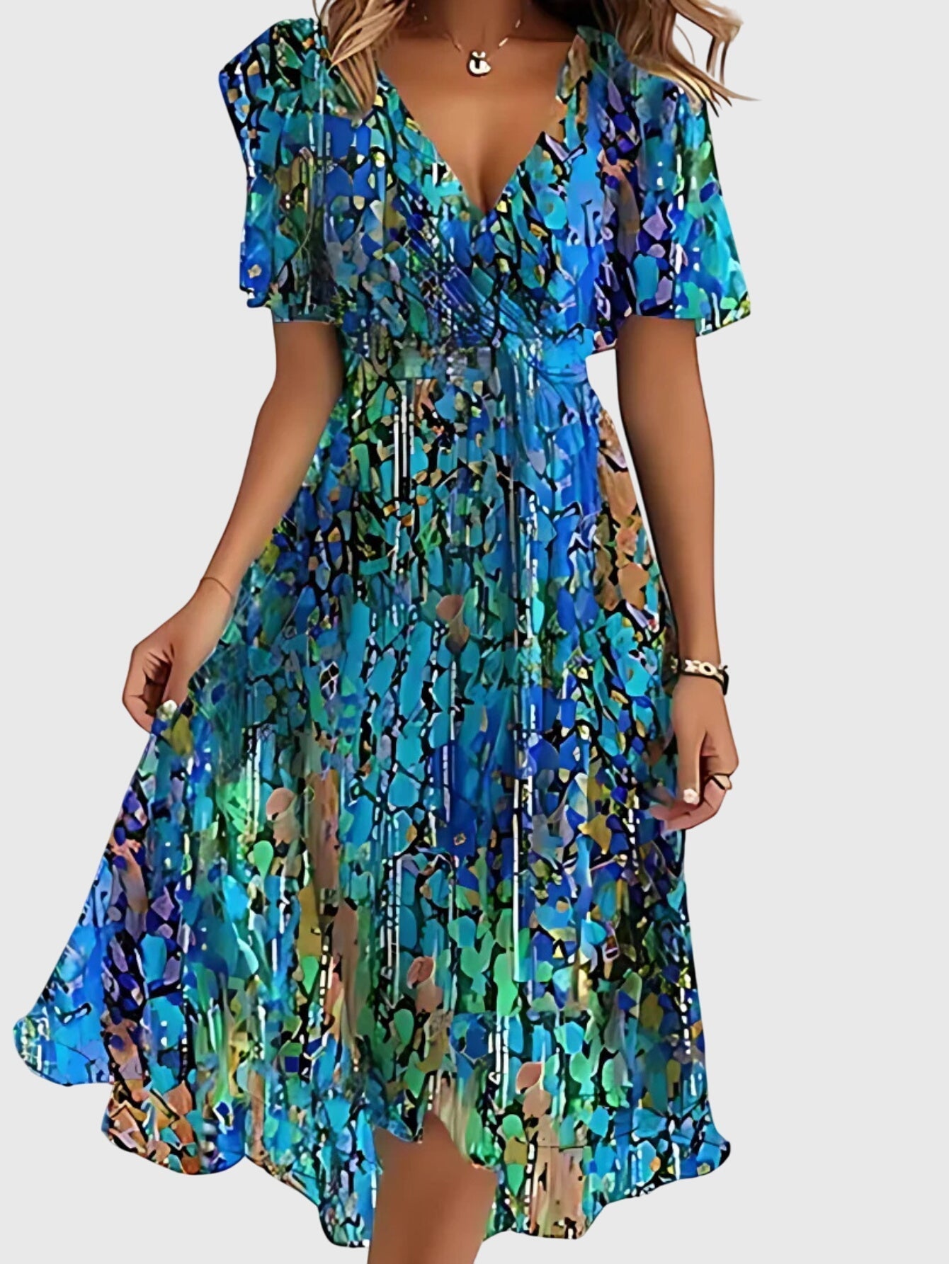 Matilda | Summer Dress with Belly Cover – view 5